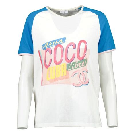 t shirt cuba chanel|CHANEL RARE 2017 Limited Edition Viva Coco Cuba Libre T .